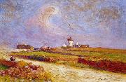 unknow artist, Countryside with Windmill, near Batz